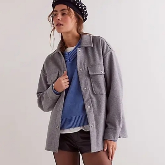 ✨NEW Free People We The Free Lola Shirt Jacket - Picture 10 of 12